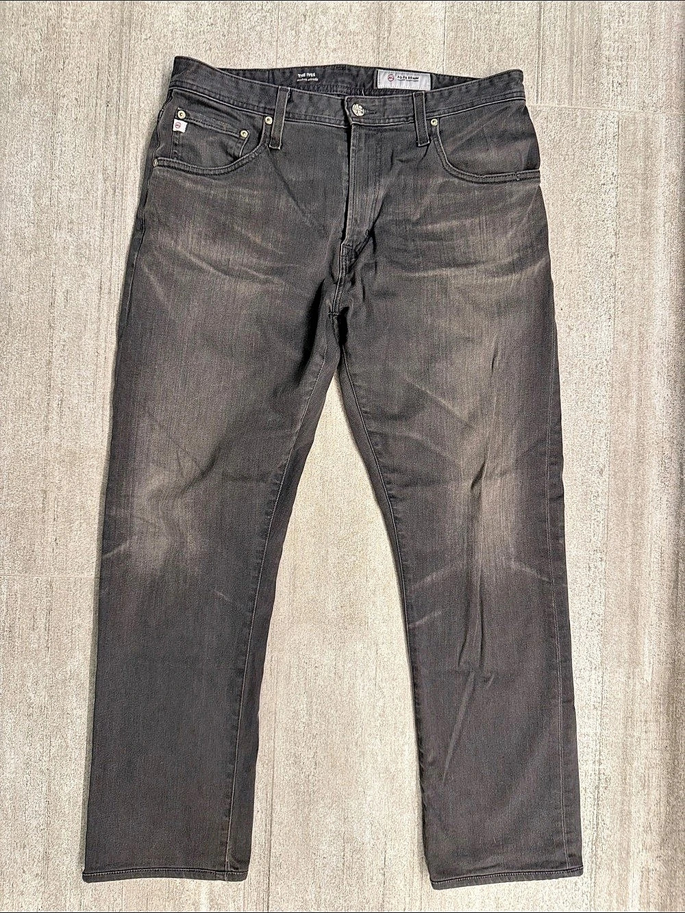 AG Adriano Goldschmied The Ives Gray Slim Jeans Waist 34R